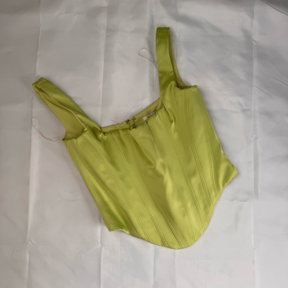 House of CB Lime Green Corset Top